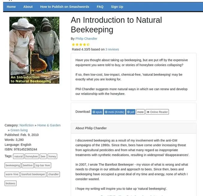 Dive into Natural Beekeeping with Phil Chandler's Free Book!